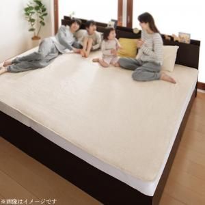 スーパSALE10倍＆4時間限定10％OFF MITAS寝具SELECT ベッドパッド 敷きパッド 世界の今治タオル 綿100% 家族のためのコットンタオルシリーズ 敷きパッド単品 キング