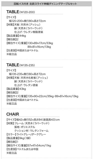 スーパSALE10倍＆4時間限定10％OFF ダイニングテーブル 伸縮 北欧スライド伸縮ダイニングテーブルシリーズ ダイニングテーブル単品 W120-200