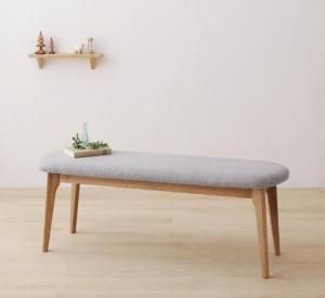スーパSALE10倍＆4時間限定10％OFF ベンチ 北欧スライド伸縮ダイニングテーブルシリーズ ベンチ単品 1P