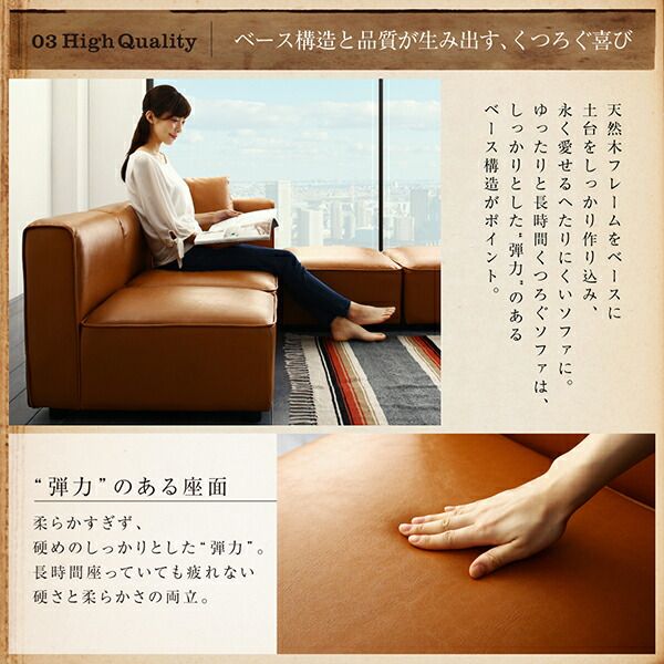 スーパSALE10倍＆4時間限定10％OFF コーナーソファ レイアウト自由自在大型L字ヴィンテージデザインコーナーソファ ソファ 肘あり 1P