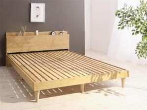スーパSALE10倍＆4時間限定10％OFF すのこベッド シングル シングルベッド ベッド すのこ ベット ナチュラル ブラウン 木製 ベッドフレーム 北欧 おしゃれ コンセント 棚 フレームのみ シングル