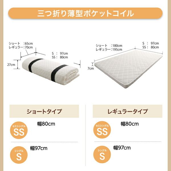スーパSALE10倍＆4時間限定10％OFF MITAS寝具SELECT 敷き布団 マットレス 小さなベッドフレームにもピッタリ収まる。コンパクトマットレス プレミアムポケットコイル シングル ショート丈 厚さ17cm