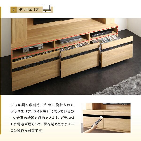スーパSALE10倍＆4時間限定10％OFF リビング収納 チェスト キャビネット タンス テレビ台 壁掛け機能付きハイタイプTVボード