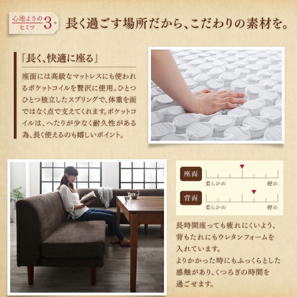 スーパSALE10倍＆4時間限定10％OFF ダイニングソファ ダイニング ベンチ 背もたれ　高さ調節　北欧　デザイン　おしゃれ　人気　カバーリング　カバー　ダイニングソファ単品 コーナーソファ