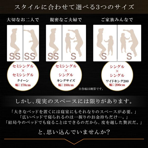 スーパSALE10倍＆4時間限定10％OFF ベッド 収納付きベッド 収納 収納付 跳ね上げベッド 深型 連結 コンセント付 大容量 宮付き 照明 クイーン おしゃれ お客様組立 薄型スタンダードボンネルコイルマットレス付 縦開 クイーン(SS×2) 深さグランド