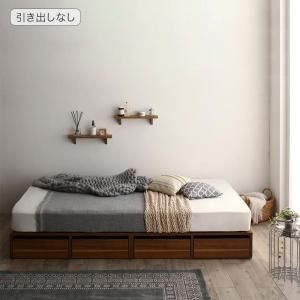 スーパSALE10倍＆4時間限定10％OFF 選べる引出収納付きシンプルデザインローベッド スタンダードボンネルコイルマットレス付き 引き出しなし シングル