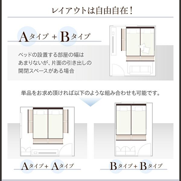 スーパSALE10倍＆4時間限定10％OFF ベッド 収納付きベッド マットレス付き 連結 シングルベッド  5人 4人 3人 キッズ ベビー 子供 ファミリー 収納家具 収納 収納付き マルチラススーパースプリングマットレス付 Aタイプ シングル