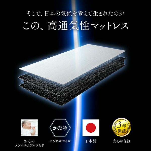 スーパSALE10倍＆4時間限定10％OFF MITAS寝具SELECT 敷き布団 マットレス 国産 高通気性ボンネルコイルマットレス シングル