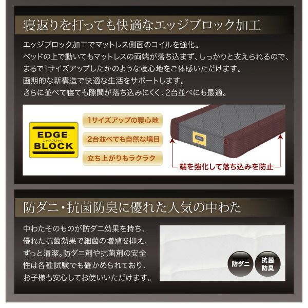 スーパSALE10倍＆4時間限定10％OFF 高級ウォルナット材ツインベッド ベッドフレームのみ ツイン（SD×2）