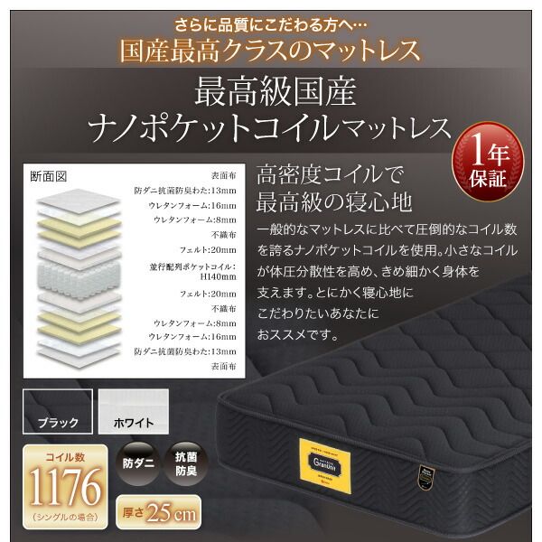 スーパSALE10倍＆4時間限定10％OFF 高級ウォルナット材ツインベッド ボンネルコイルマットレス付き ツイン（S×2）