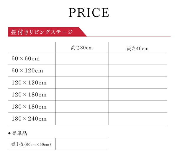 リビング収納 チェスト キャビネット タンス テレビ台 日本製 収納付きデザイン畳リビングステージ 畳ボックス収納 180×180cm ハイタイプ