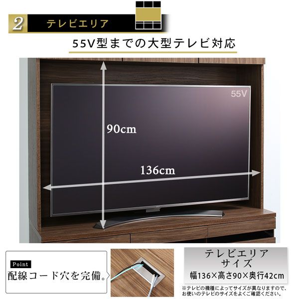 スーパSALE10倍＆4時間限定10％OFF ハイタイプテレビボードシリーズ  3点セット(テレビボード+キャビネット×2) 木扉