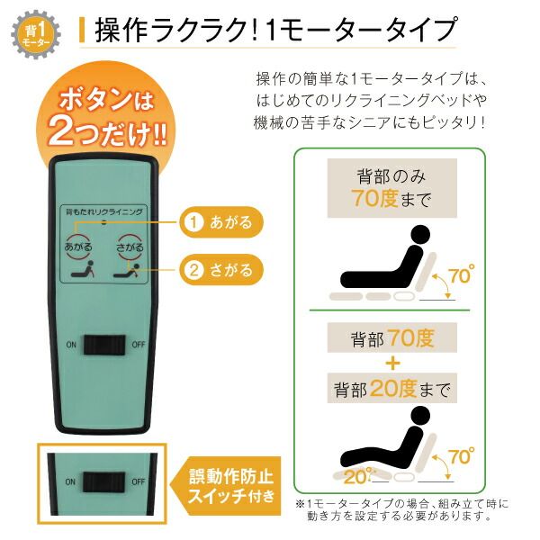 お客様組立 棚・照明・コンセント・引出し収納付き電動ベッド ウレタンマットレス付き 2モーター シングル