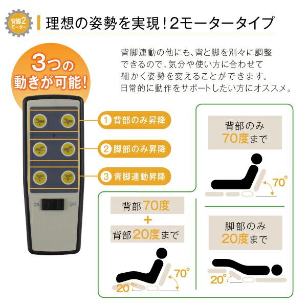 お客様組立 棚・照明・コンセント・引出し収納付き電動ベッド ポケットコイルマットレス付き 2モーター シングル