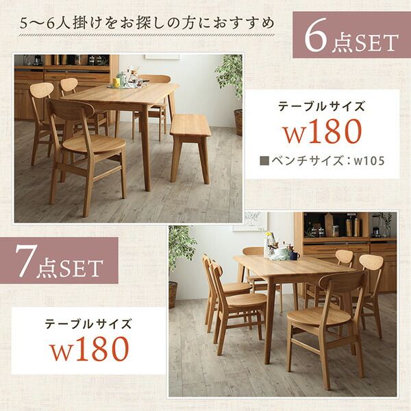 スーパSALE10倍＆4時間限定10％OFF ダイニングセット（テーブル&チェア） 天然木総無垢材ダイニング 4人 5点セット(テーブル+チェア4脚) W135