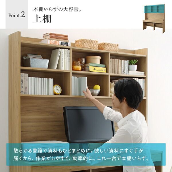 スーパSALE10倍＆4時間限定10％OFF デスク 机 150 テレワーク 在宅 リモート 在宅ワーク 書斎 壁面 収納 大型 パソコンデスク PCデスク 作業台