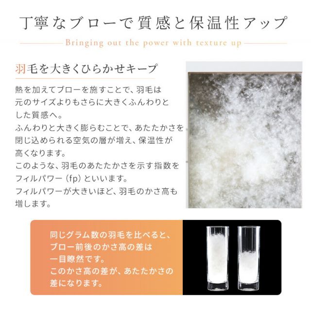 スーパSALE10倍＆4時間限定10％OFF MITAS寝具SELECT 羽毛布団 ダブル 羽毛 布団 日本製 防ダニ 国産 国内洗浄 軽い 暖かい 清潔 掛布団 SEK 羽毛布団袋 抗菌防臭 ダブル軽い 立体キルト ニューゴールドラベル 550fp 掛け布団 羽毛ふとんダブル