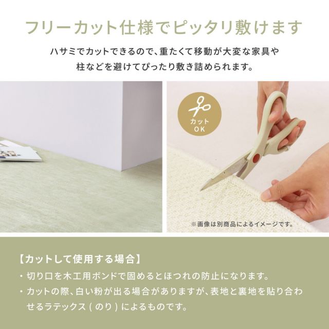 スーパSALE10倍＆4時間限定10％OFF カーペット ラグ ラグマット 絨毯 マット ラグカーペット おしゃれ ラグ 秋 冬 ホットカーペット対応 リビング 床暖房対応 敷き詰めカーペット フリーカット ペット 犬 猫 平織 シンプル 江戸間 10畳