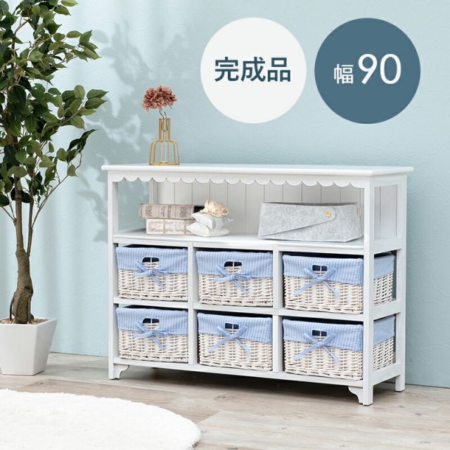 スーパSALE10倍＆4時間限定10％OFF キャビネット-MCC6杯-フリル 6杯 90×30×66cm
