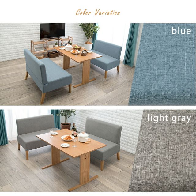 スーパSALE10倍＆4時間限定10％OFF ダイニング3点セット-SH-ソファ（×2） 70×110×65cm
