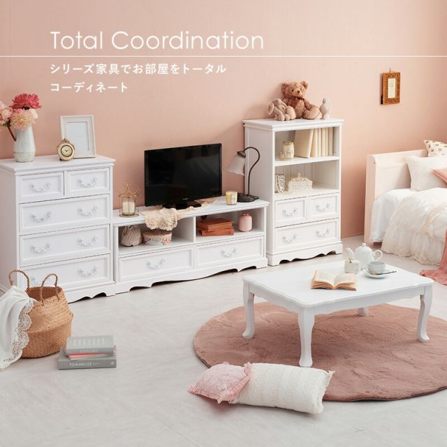 スーパSALE10倍＆4時間限定10％OFF チェスト-MCH-クリスタル取っ手 60×33.5×78.5cm