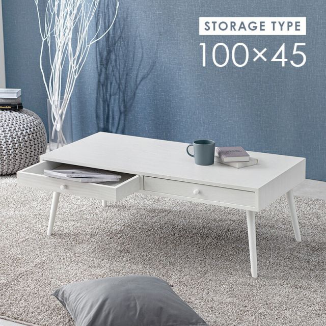 スーパSALE10倍＆4時間限定10％OFF テーブル-MT-天然木両面引出し 100×45×37cm