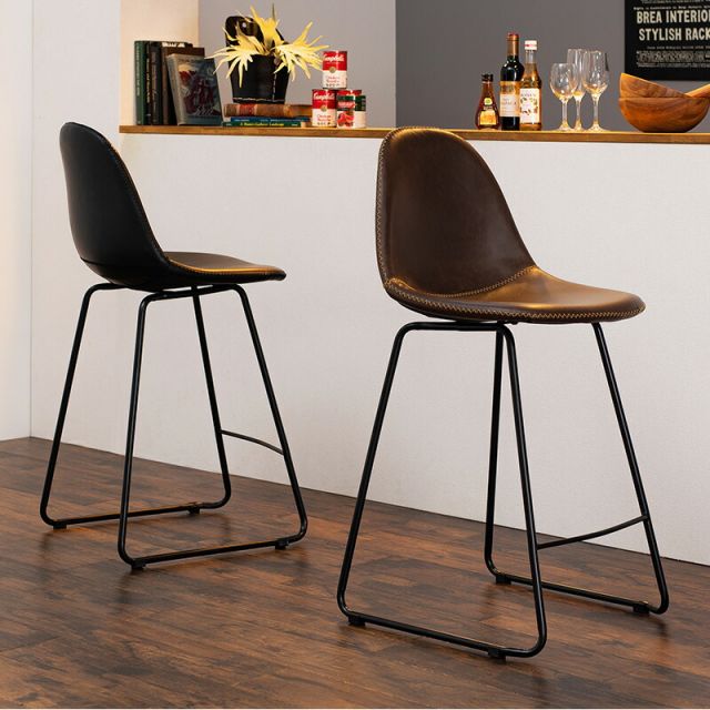スーパSALE10倍＆4時間限定10％OFF バーチェア-LC-チェア背もたれ丸タイプ 48×48.5×93.5cm