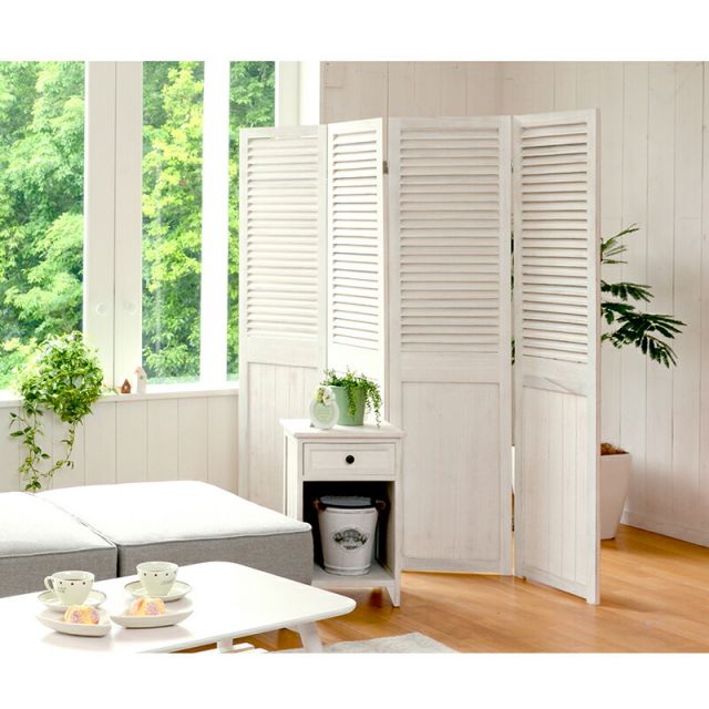 スーパSALE10倍＆4時間限定10％OFF パーテーション-MS-ルーバー 40×148cm×4連