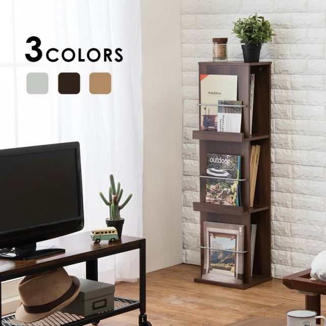 スーパSALE10倍＆4時間限定10％OFF ブックスタンド-RBS 29.5×25×108cm