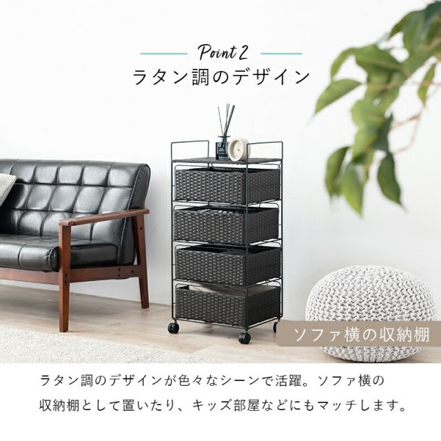 スーパSALE10倍＆4時間限定10％OFF ランドリー-RAN 40×30×85cm