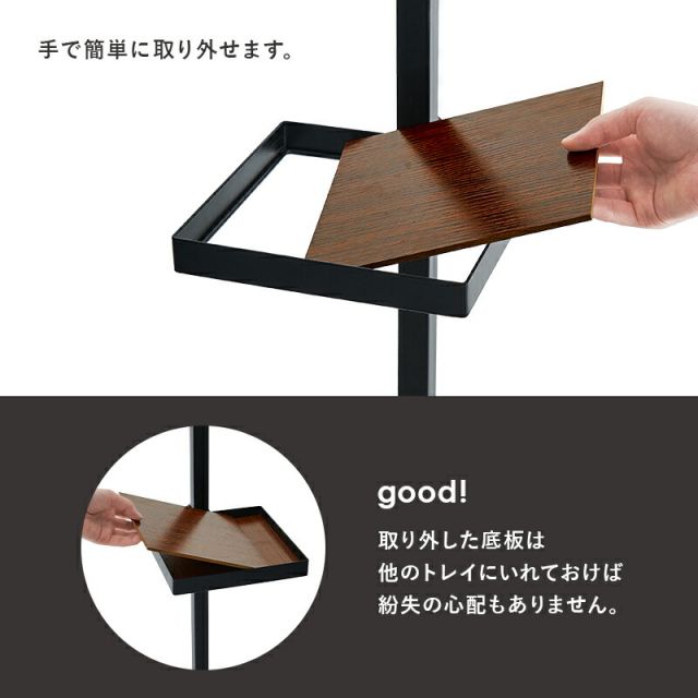 スーパSALE10倍＆4時間限定10％OFF 突っ張り棒＆パーツ_5点セット 角型タイプ 43×43×187cm