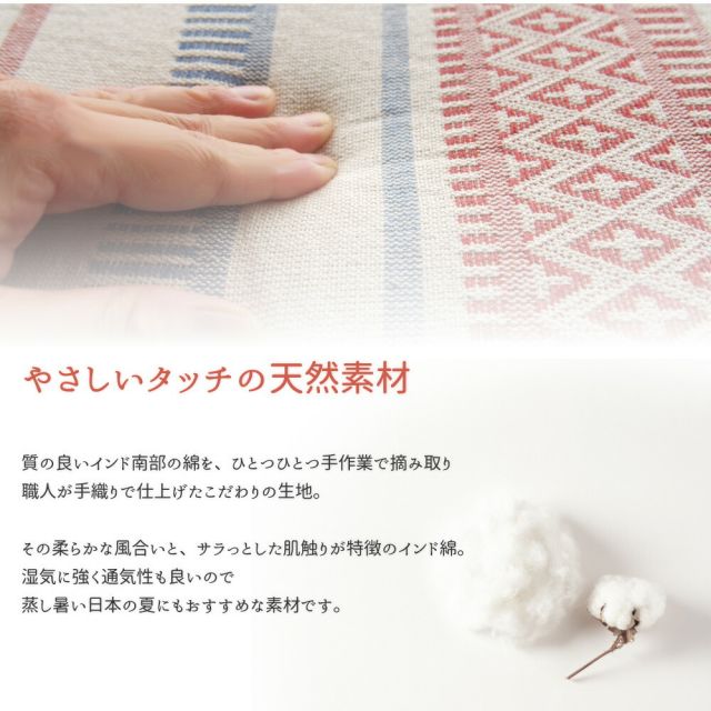 スーパSALE10倍＆4時間限定10％OFF インド綿クッキークッション テラ 42×42×10cm