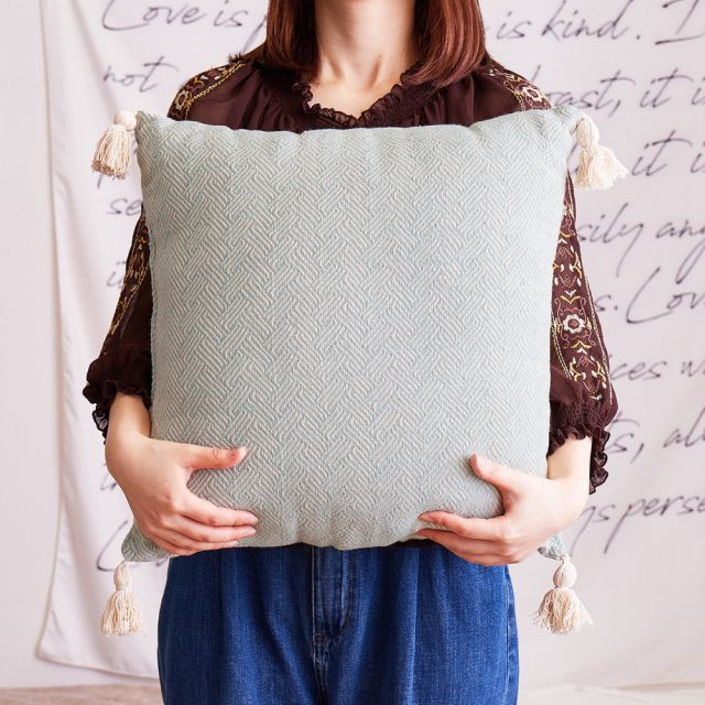 スーパSALE10倍＆4時間限定10％OFF インド綿背あてクッション アルト 45×45cm