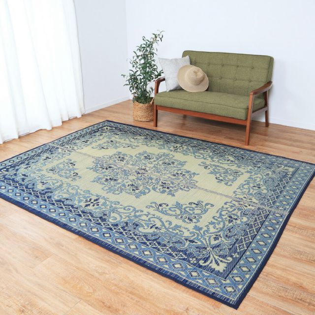 スーパSALE10倍＆4時間限定10％OFF い草ラグ カノン 230×330cm