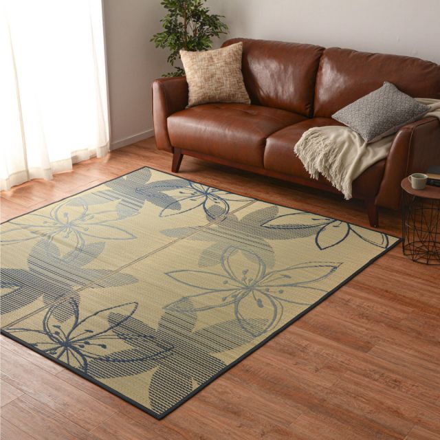 スーパSALE10倍＆4時間限定10％OFF い草ラグ フェアリー 230×330cm