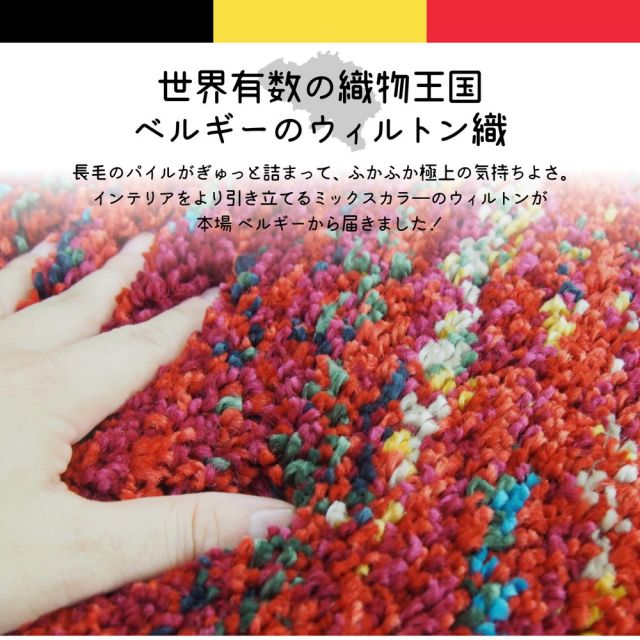 ベルギー製 ウィルトン織の玄関マット SHERPA COZY 60×90cm