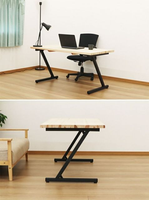スーパSALE10倍＆4時間限定10％OFF テーブル脚 Z型 高さ67cm