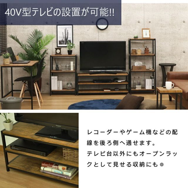 スーパSALE10倍＆4時間限定10％OFF ブロンクスシリーズ テレビボード 幅100×奥行30cm