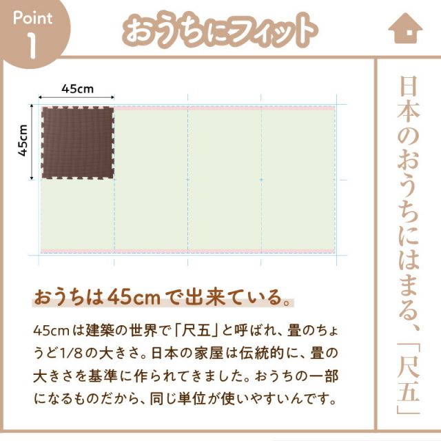 スーパSALE10倍＆4時間限定10％OFF ジョイントマット ジョイント マット 木目 木目調 大判 厚手 フロアマット プレイマット ラグ フローリング 防音 防水 抗菌 床暖房対応 フリーカット 正方形 かわいい おしゃれ ベビー 1.5畳 10mm厚