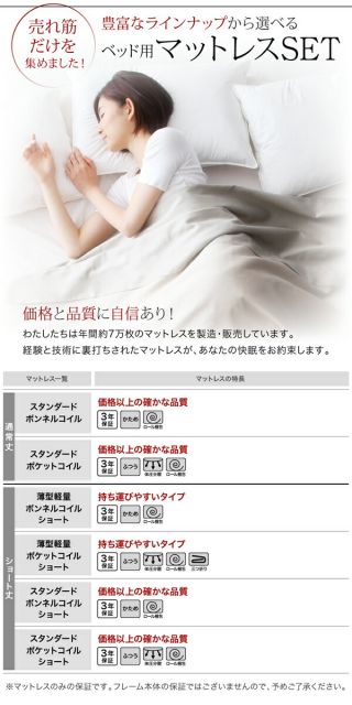 スーパSALE10倍＆4時間限定10％OFF ベッド ホワイト 白 真っ白 かわいい 可愛い 収納ベッド 収納付き 引き出し コンセント 棚 一人暮らし 女性 女子 スタンダードボンネルコイル マットレス付き 専用リネンなし シングル 組立設置付
