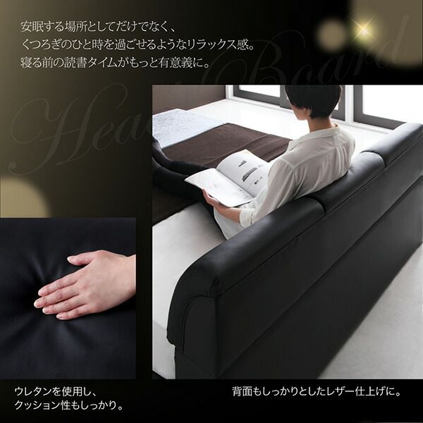 スーパSALE10倍＆4時間限定10％OFF モダンデザインベッド 国産カバーポケットコイルマットレス付き セミダブル 組立設置付