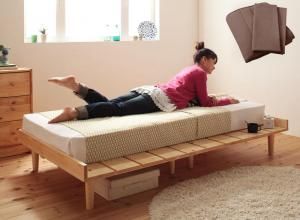 スーパSALE10倍＆4時間限定10％OFF ショート丈北欧デザインベッド スタンダードボンネルコイルマットレス付き ステージ セミシングル フレーム幅100 ショート丈 組立設置付