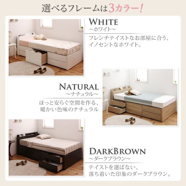 スーパSALE10倍＆4時間限定10％OFF ベッド ショート丈 収納 収納付きベッド シングル 大容量 一人暮らし おしゃれ コンパクト 子供 180 薄型抗菌国産ポケットコイルマットレス付 棚コンセント付き シングル ショート丈 組立設置付
