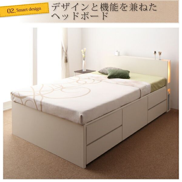 スーパSALE10倍＆4時間限定10％OFF ベッド ダブルベッド ダブル ベット シングルベッド セミダブルベッド ダブルベッド ベッドフレーム マットレス付き 収納付き 収納 収納ベッド グレー 薄型スタンダードポケットコイルマットレス付き セミダブル 組立設置付