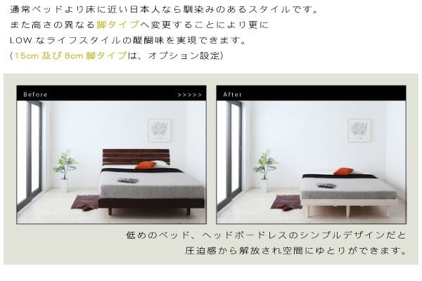 スーパSALE10倍＆4時間限定10％OFF デザインすのこベッド スタンダードポケットコイルマットレス付き ステージ ダブル フレーム幅160 組立設置付