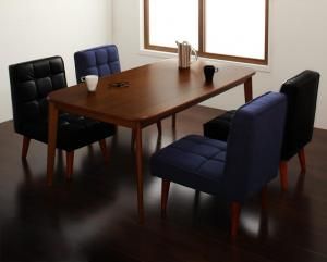 スーパSALE10倍＆4時間限定10％OFF ダイニングセット（テーブル&チェア） チェア&ダイニングセット 4人 5点セット(テーブル+チェア4脚) W160 組立設置付