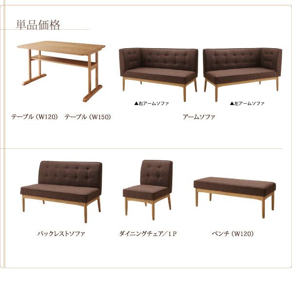 スーパSALE10倍＆4時間限定10％OFF ダイニングテーブル ダイニング 北欧デザインリビングダイニングシリーズ ダイニングテーブル単品 W120 組立設置付