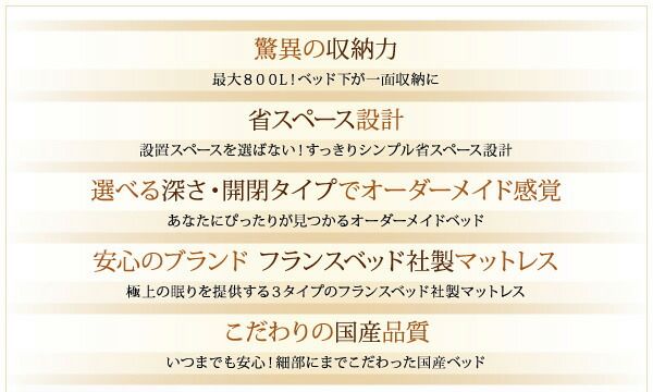 スーパSALE10倍＆4時間限定10％OFF 収納付きベッド シングルベッド セミダブルベッド 収納 収納付き 収納ベッド 大容量 収納ボックス 布団 敷き布団 マルチラススーパースプリング マットレス付き 横開き セミシングル 深さラージ 組立設置付