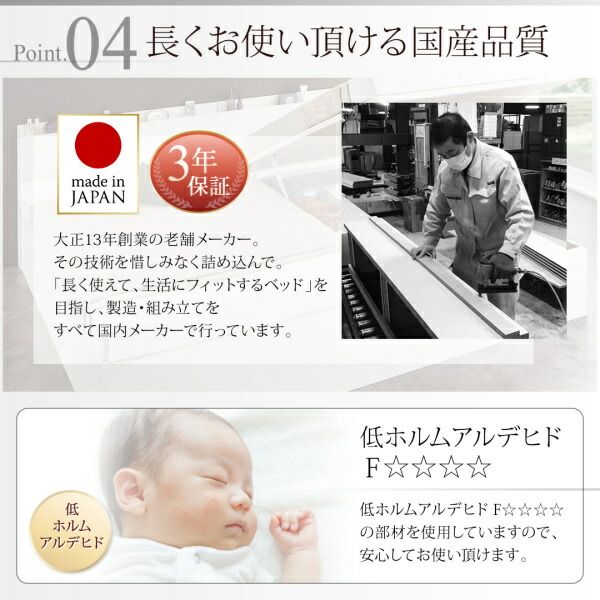 スーパSALE10倍＆4時間限定10％OFF 収納付きベッド シングルベッド セミダブルベッド 収納 収納付き 収納ベッド 大容量 収納ボックス 布団 敷き布団 薄型プレミアムポケットコイルマットレス付き 横開き セミダブル 深さラージ 組立設置付