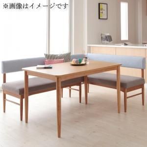 スーパSALE10倍＆4時間限定10％OFF ダイニングセット（テーブル&ソファ） 選べるカバーリング ミックスカラーソファ リビングダイニングセット 3人 3点セット(テーブル+ソファ1脚+アームソファ1脚) W120 組立設置付